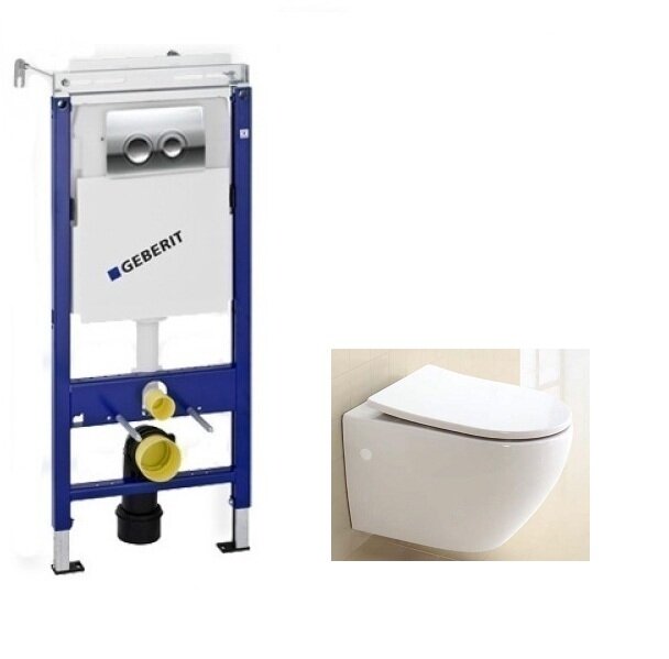 Изображение товара Инсталляция Geberit и безободковый унитаз BelBagno Sfera-R BB513CH