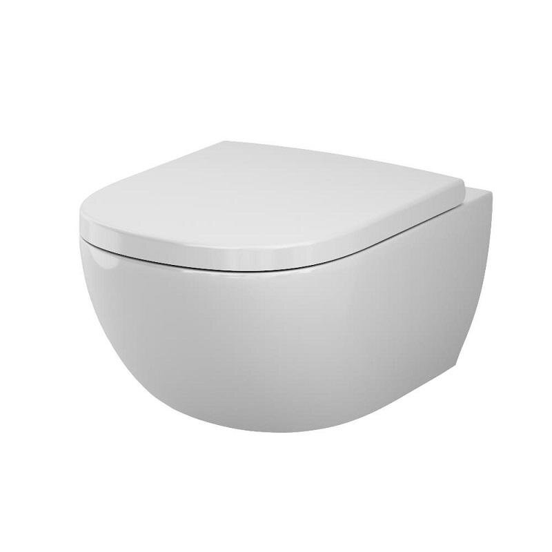 Изображение товара Подвесной унитаз Am.Pm Above C9X1900SC, безободковый, с микролифтом, смыв Торнадо, белый