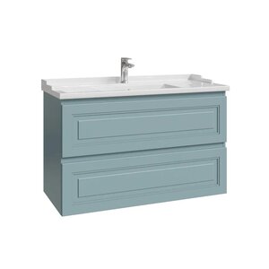 Изображение товара Тумба под раковину Caprigo Wales 36014-SF015, 100 см, подвесная, цвет антарктида 