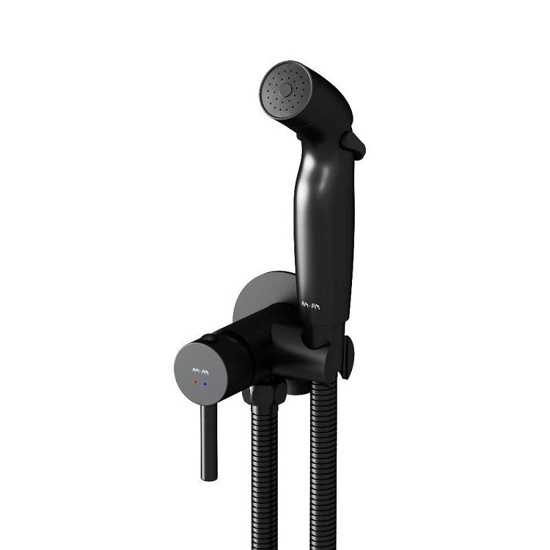 Изображение товара Гигиенический душ Am.Pm Above F0H9X022, со смесителем, черный матовый