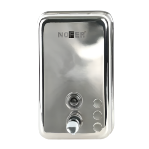 Изображение товара Диспенсер для мыла Nofer 03041.B 12 см,1200 мл, нержавеющая сталь глянцевая