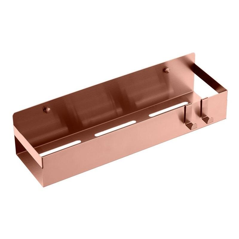 Изображение товара Полка Boheme 10965-CB Бронза латунь квадратная 35 см с крючками