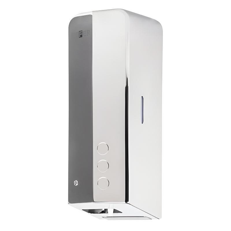 Изображение товара Диспенсер для мыла Nofer 03039.B 9 см, автоматический 1000 мл, нержавеющая сталь глянцевая