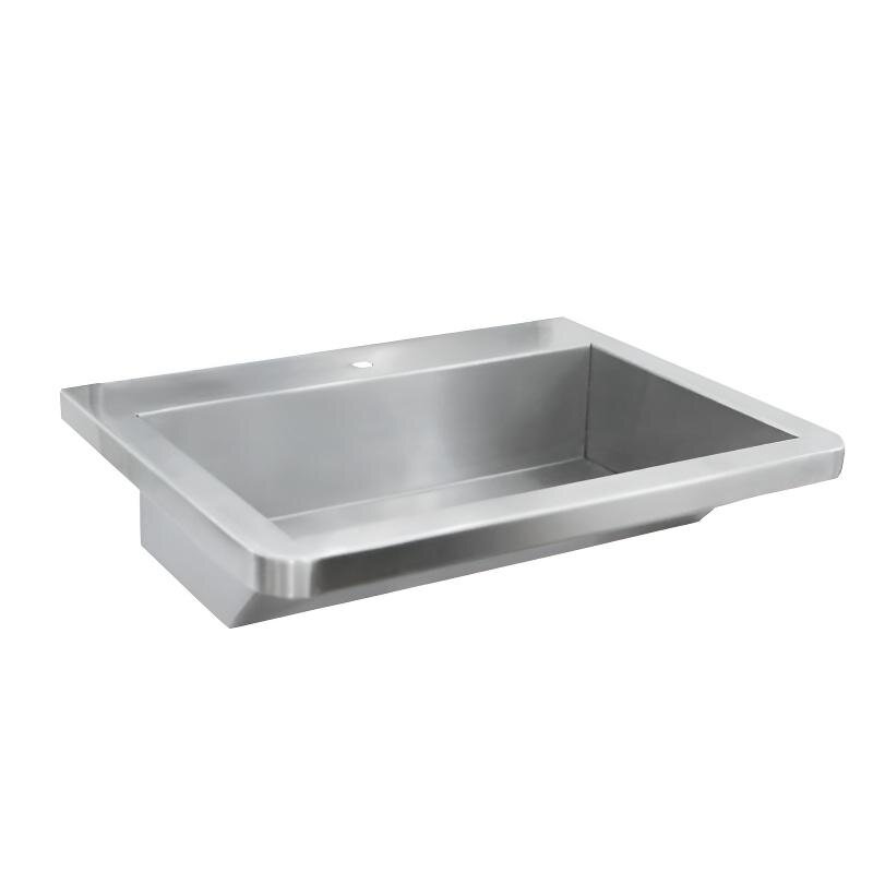 Изображение товара Раковина Nofer 13050.06.SP.S 60 см матовая нержавеющая сталь