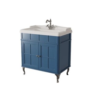 Изображение товара Тумба под раковину Caprigo Borgo 33412CH-029.000.00.20, 80 см, напольная, цвет бриллиантово-синий