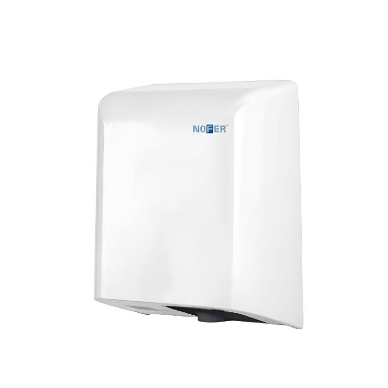 Изображение товара Сушилка для рук Nofer 01851.W 32 см, автоматическая 800W, корпус из нержавеющий стали, белая 