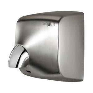 Изображение товара Сушилка для рук Nofer 01151.S 28 см, автоматическая 2450W, нержавеющая сталь матовая