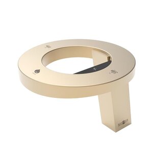 Изображение товара Сушилка для рук Nofer 01901.GD 22 см, с краном и дозатором мыла, компактная, песочная