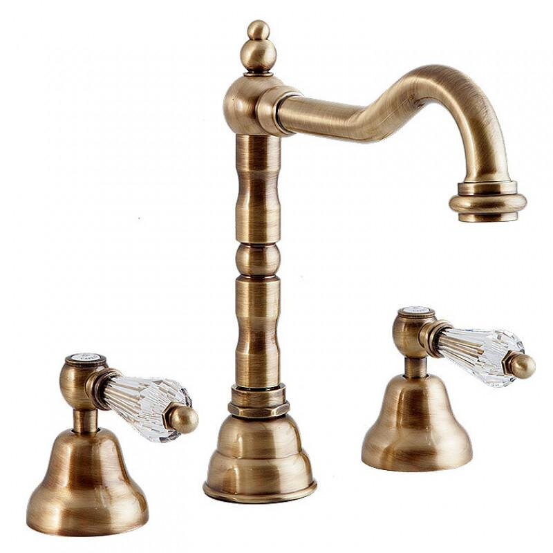 Изображение товара Caprigo Adria-Swarovski 01-021-vot — ретро смеситель с кристаллами Swarovski