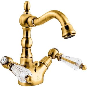 Изображение товара Caprigo Adria-Swarovski 01-026-oro смеситель для раковины