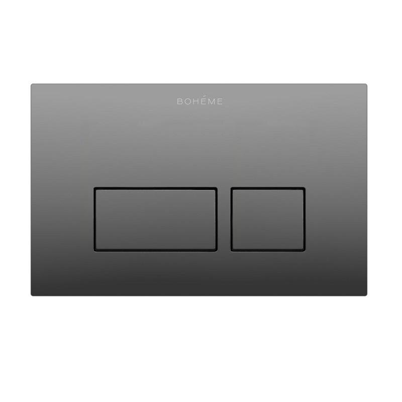 Изображение товара Клавиша смыва Boheme 664-SGM, механическая, цвет графит глянцевый