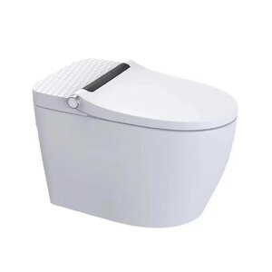 Изображение товара Электронный приставной унитаз Arrow AKH12016SEHE, безободковый, без функции биде, импульсный смыв, сиденье с микролифтом, белый