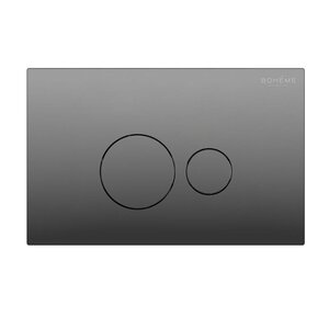 Изображение товара Клавиша смыва Boheme 668-SGM, механическая, PVD графит глянцевый