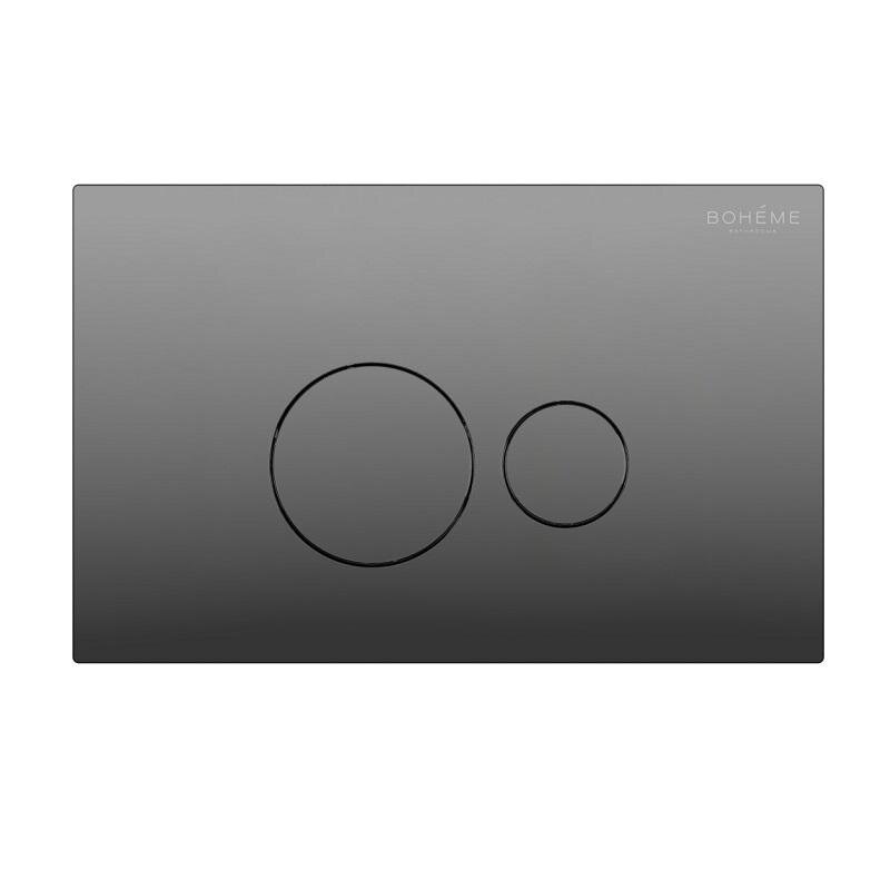 Изображение товара Клавиша смыва Boheme 668-SGM, графит глянцевый, механическая