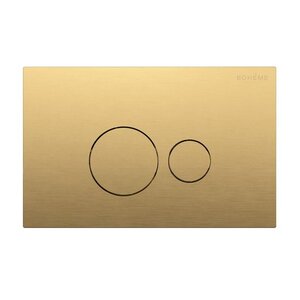 Изображение товара Клавиша смыва Boheme 668-MG, механическая, PVD золото матовое