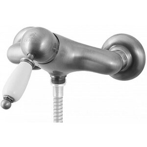 Изображение товара Смеситель для душа Caprigo Adria-Uno 02-016-crm, цвет хром, ручка белая