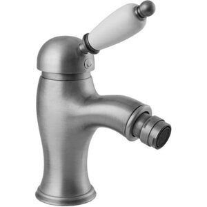 Изображение товара Смеситель Caprigo для биде Adria-Uno 02-030-crm, с донным клапаном, цвет хром, ручка белая