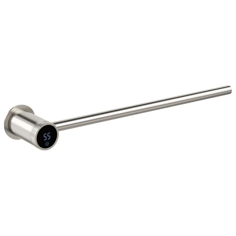 Изображение товара Полотенцесушитель электрический Boheme Stick 727-NB, ширина 45 см, высота 6 см, базовый элемент, никель брашированный