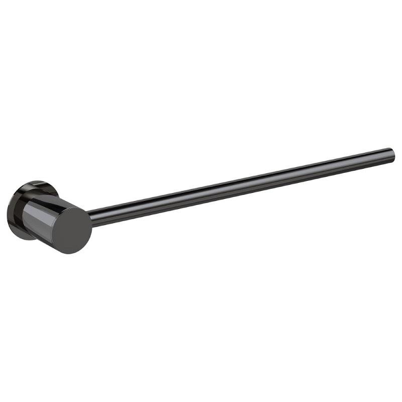 Изображение товара Полотенцесушитель электрический Boheme Stick 727-extra-SGM, ширина 45 см, высота 6 см, дополнительный элемент,  Gun Metal оружейная сталь глянцевая