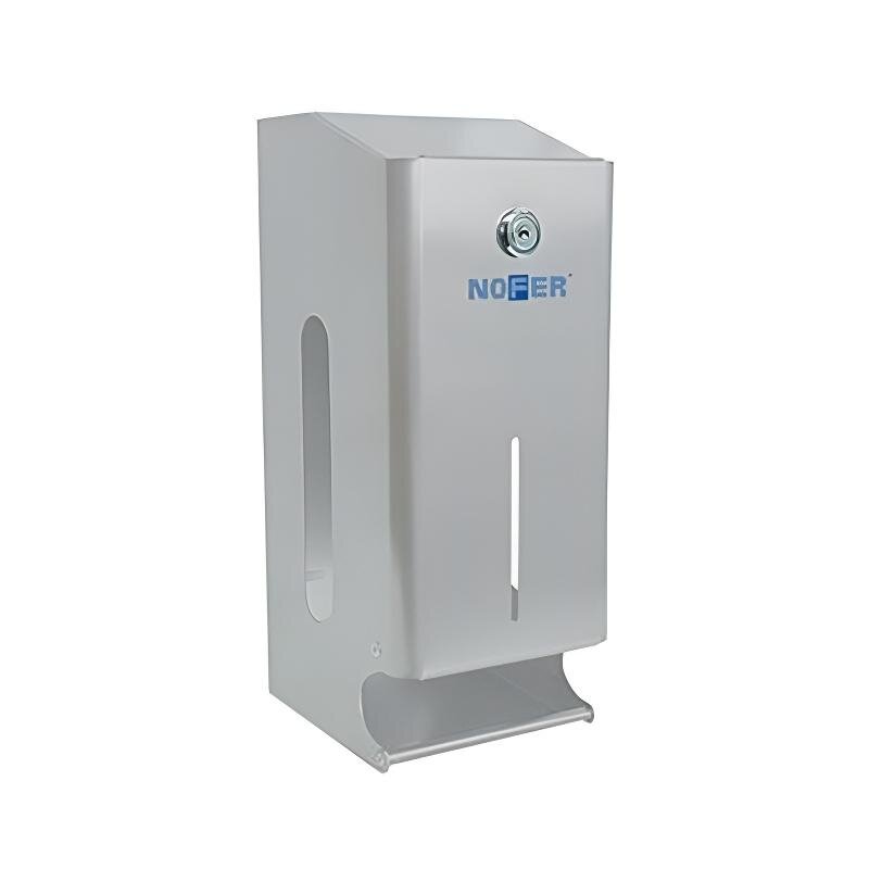 Изображение товара Диспенсер Nofer 05101.B 28 см, для туалетной бумаги прямоугольный, нержавеющая сталь глянцевая