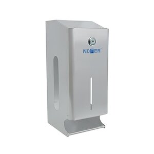 Изображение товара Диспенсер Nofer 05101.B 28 см, для туалетной бумаги прямоугольный, нержавеющая сталь глянцевая