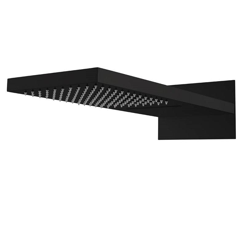 Изображение товара Верхний душ Boheme Fusion 419-2-B, 23 х 55 см, 2 режима, цвет черный матовый
