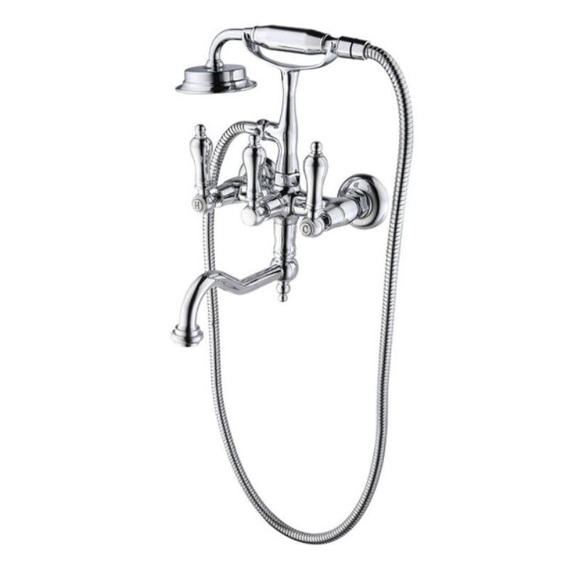 Изображение товара Смеситель Caprigo Adria-Classic Metal Edition 03M-510-crm с душевым гарнитуром Изображение товара Смеситель Caprigo Adria-Classic Metal Edition 03M-510-crm с душевым гарнитуром