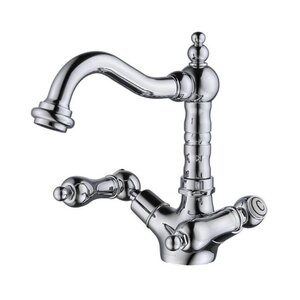 Изображение товара Смеситель Caprigo Adria-Classic Metal Edition 03M-526-crm с донным клапаном