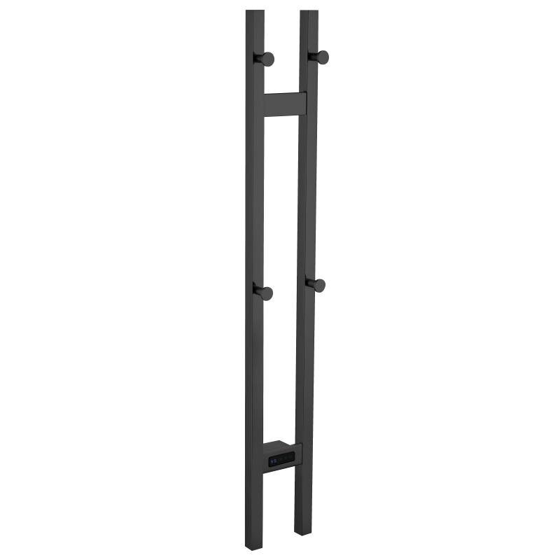 Изображение товара Полотенцесушитель электрический Boheme Duo 728-B, ширина 7 см, высота 120 см, цвет черный матовый