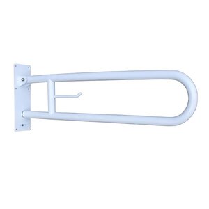 Изображение товара Поручень полукруглый Nofer 15051.80.W 80 см, для людей с ограниченными возможностями, белая