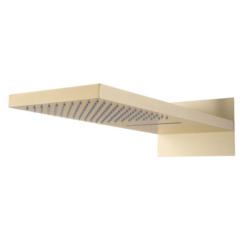 Изображение товара Верхний душ Boheme Fusion 419-2-MG, 23 х 55 см, 2 режима, цвет золото матовое