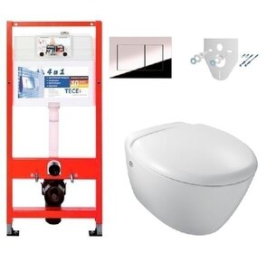 Изображение товара Инсталляция Tece с унитазом Jacob Delafon Presquile E4440-00, сиденье микролифт, комплект Santehnica.ru