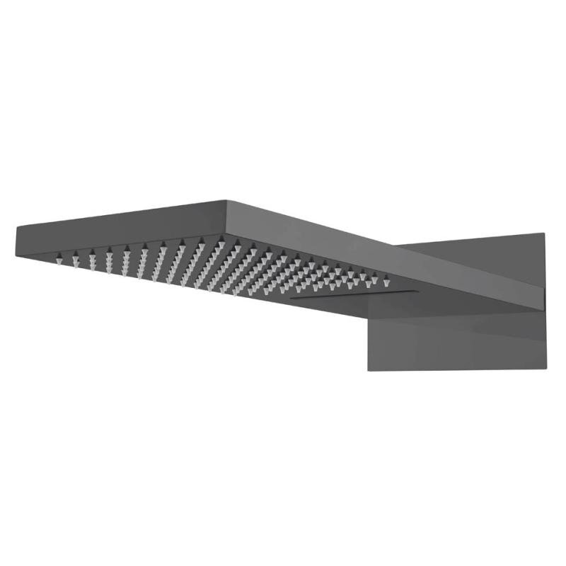 Изображение товара Верхний душ Boheme Fusion 419-2-SGM, 23 х 55 см, 2 режима, цвет графит глянцевый