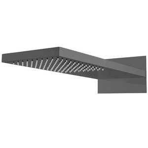 Изображение товара Верхний душ Boheme Fusion 419-SGM, 23 х 55 см, 1 режим, цвет графит глянцевый