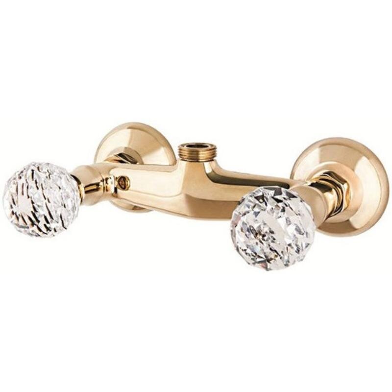 Изображение товара Смеситель Caprigo Boheme-Swarovski 31-016-oro - ретро-стиль с кристаллами Swarovski Изображение товара Смеситель Caprigo Boheme-Swarovski 31-016-oro - ретро-стиль с кристаллами Swarovski