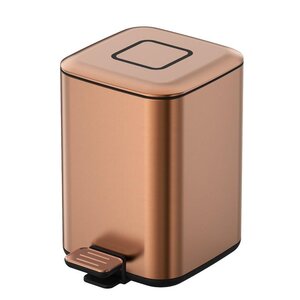 Изображение товара Ведро для мусора Boheme Q, 10948-BRB, 9 литров, квадратное, цвет бронза брашированная