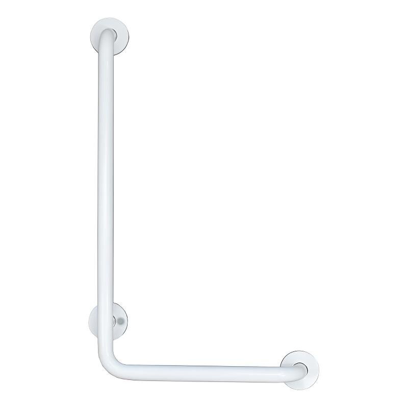 Изображение товара Поручень Nofer 15158.W Эмалированная сталь 40 см правый белый