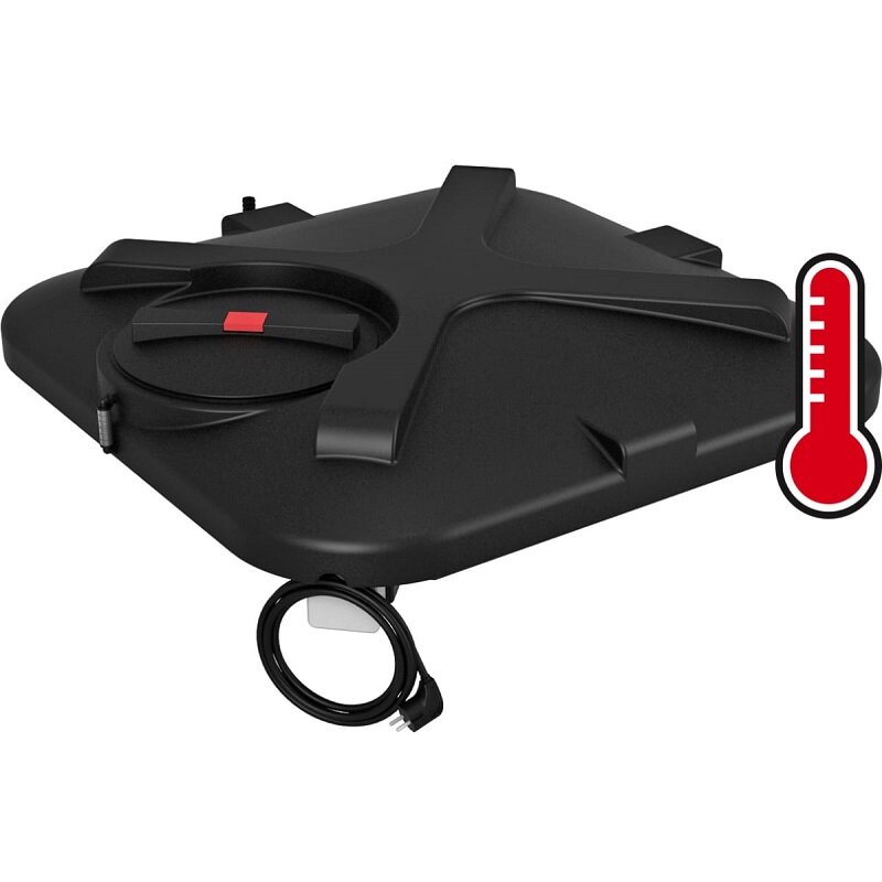 Изображение товара Бак для душа Rostok 110 л с подогревом и лейкой, черный