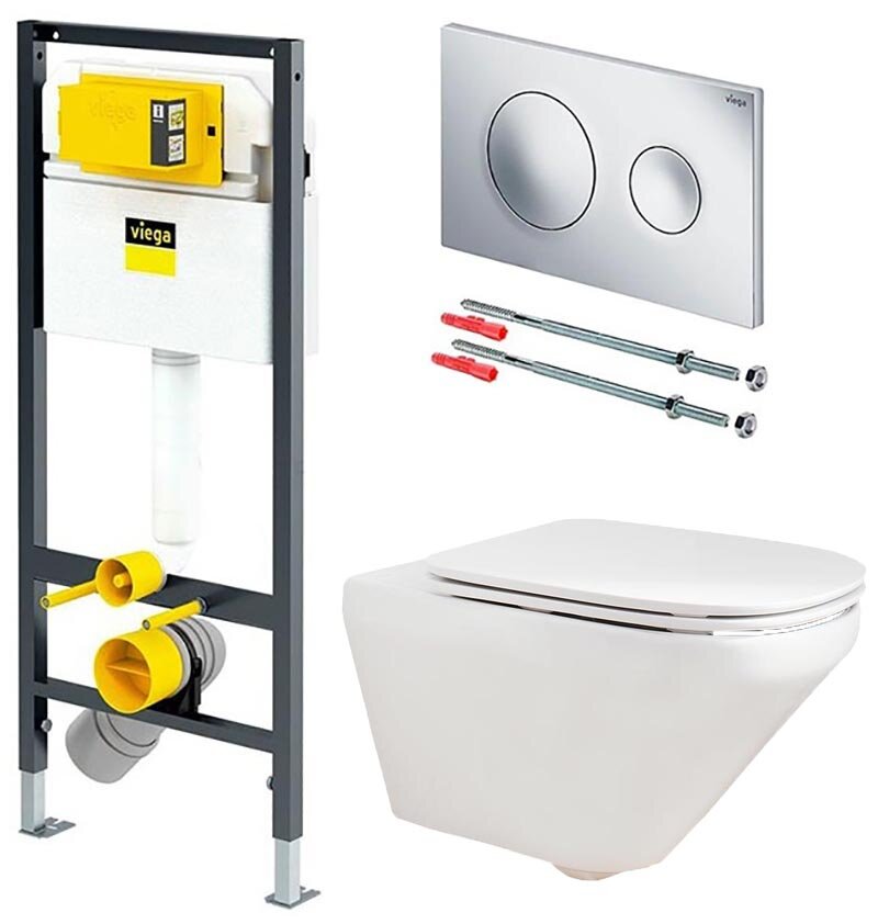 Изображение товара Инсталляция с унитазом Jacob Delafon Modern Life E77725-0, подвесной, с микролифтом