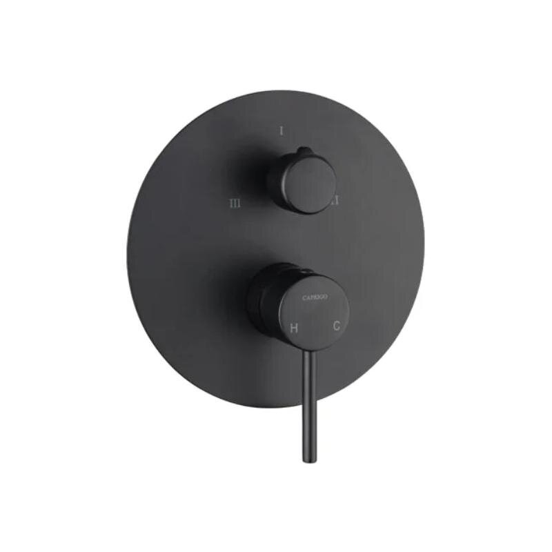 Изображение товара Смеситель Caprigo Don 53-552-ner, с внутренней частью, цвет черный матовый