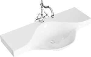 Изображение товара Раковина Aqwella Broadway Brw.11.04.D 1100 угловая, белая, искусственный камень