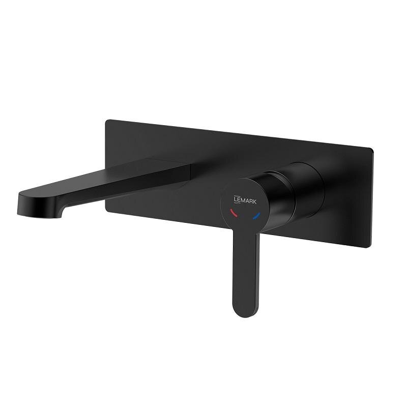 Изображение товара Смеситель для раковины Lemark Ladoga LMF-0733B-BL, с внутренней частью, черный