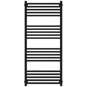 Изображение товара Полотенцесушитель водяной Сунержа Модус Pro 31-0450-1250, высота 120 см, ширина 50 см, нижнее подключение 50 см, цвет черный матовый