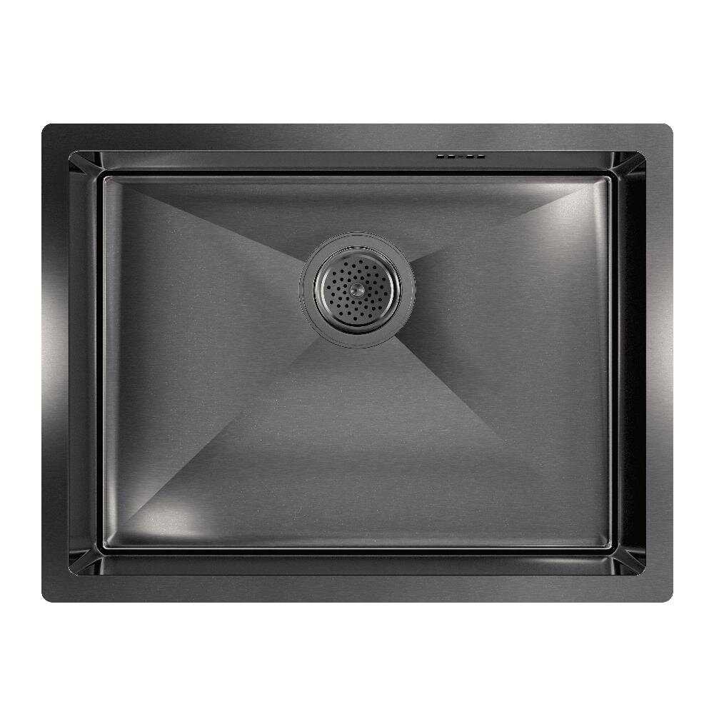 Изображение товара Кухонная мойка Floracio Steel F.5844.GM, 58 см, PVD-покрытие, вороненая сталь Изображение товара Кухонная мойка Floracio Steel F.5844.GM, 58 см, PVD-покрытие, вороненая сталь