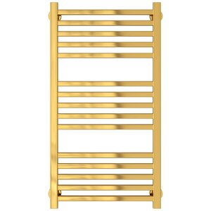 Изображение товара Полотенцесушитель водяной Сунержа Модус Pro 03-0450-8040, высота 80 см, ширина 40 см, нижнее подключение 40 см, цвет золото