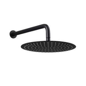 Изображение товара Верхний душ Caprigo Parts 98-524-ner, 30 см, с держателем, цвет черный матовый