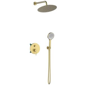 Изображение товара Душевая система Lemark Beluga LMF-8055B-BRLG, скрытого монтажа, светлое золото