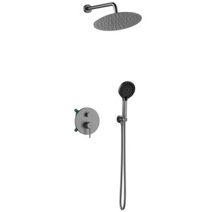 Изображение товара Душевая система Lemark Beluga LMF-8055B-GM, скрытого монтажа, графит