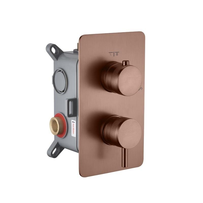 Изображение товара Смеситель для душа Boheme Cell 135-2-BRB, с внутренней частью, бронза брашированная