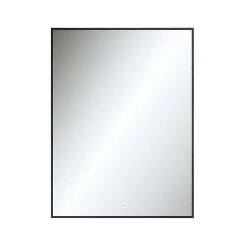 Изображение товара Зеркало 1Marka Pino Ц0000043374, 60 x 80 см, LED-подсветка, сенсорный выключатель, цвет черный